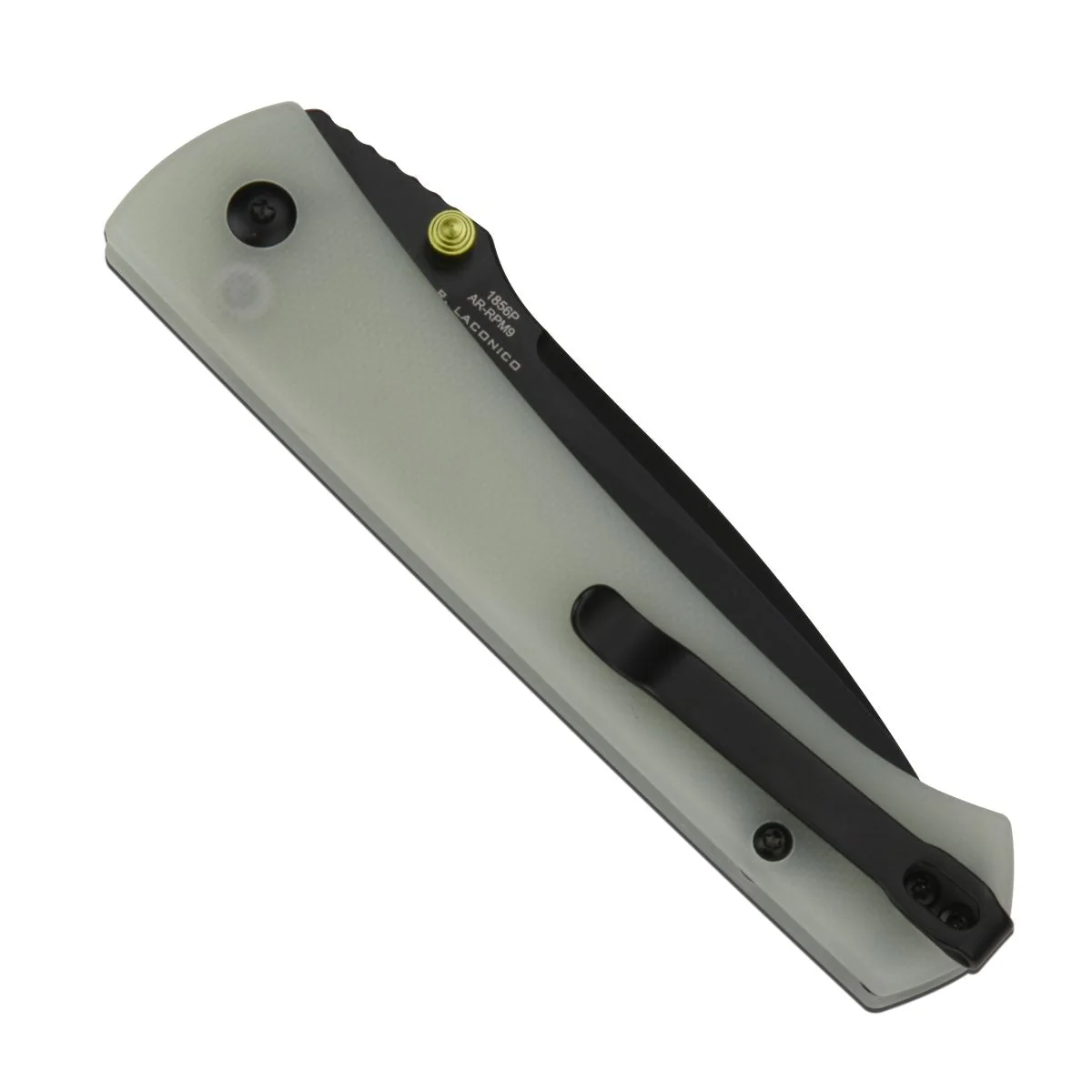 Artisan Cutlery Andromeda 1856P AR-RPM9 Blade G10 Handle Folding Knife - Natural Green (1856P-BNTG) - Image 5