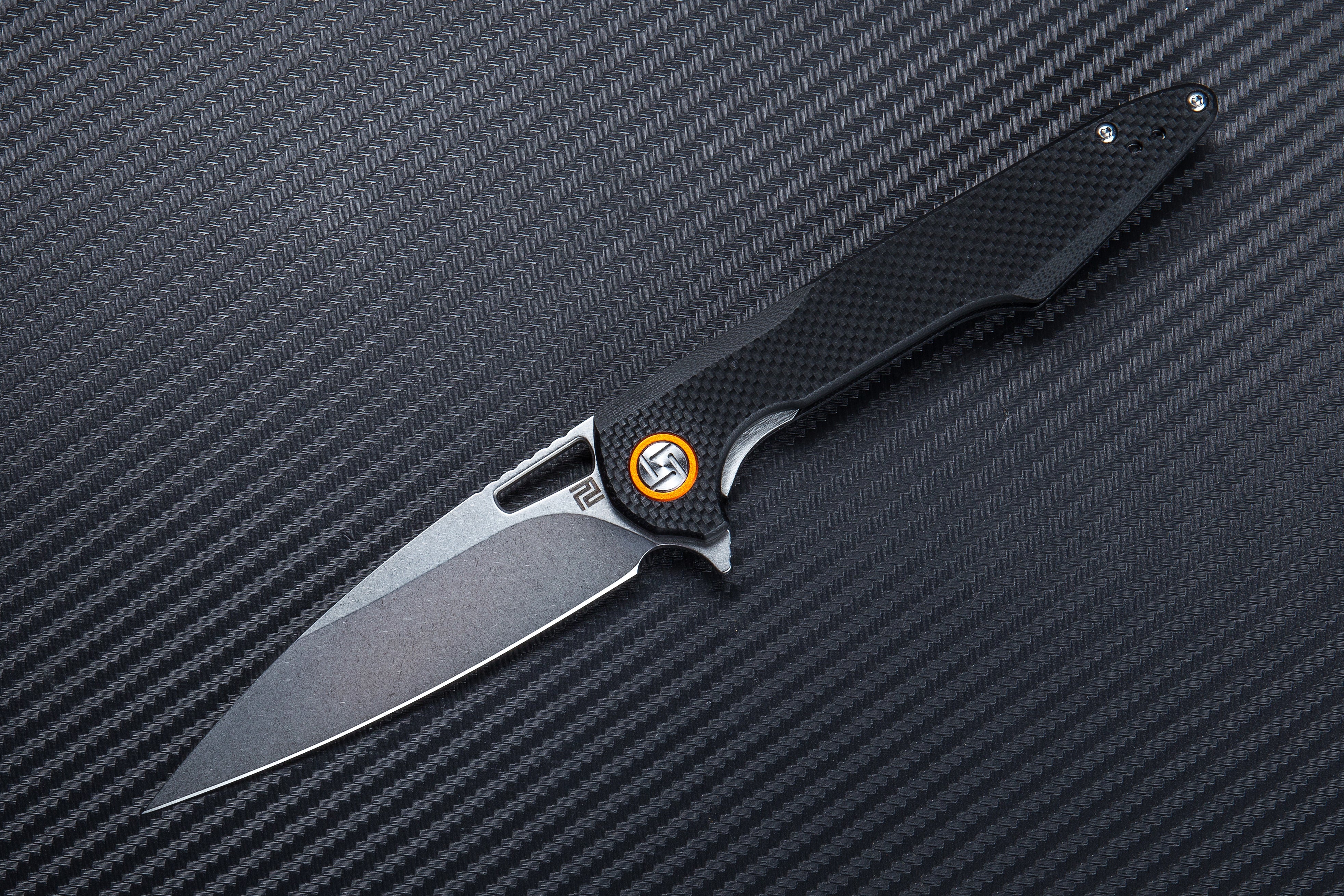 Artisan Cutlery Archaeo ATZ-1821P D2 Blade G10 Handle Folding Knives - Image 5