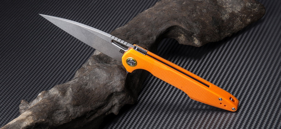 Artisan Cutlery Archaeo ATZ-1821PS D2 Blade G10 Handle Folding Knives - Image 19