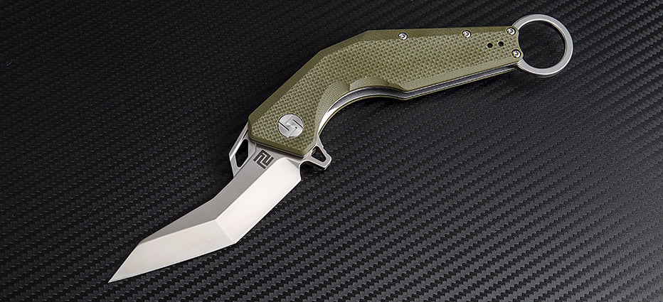 Artisan Cutlery Cobra ATZ-1811P D2 Blade G10 (Flat) Handle Folding Knives - Image 3