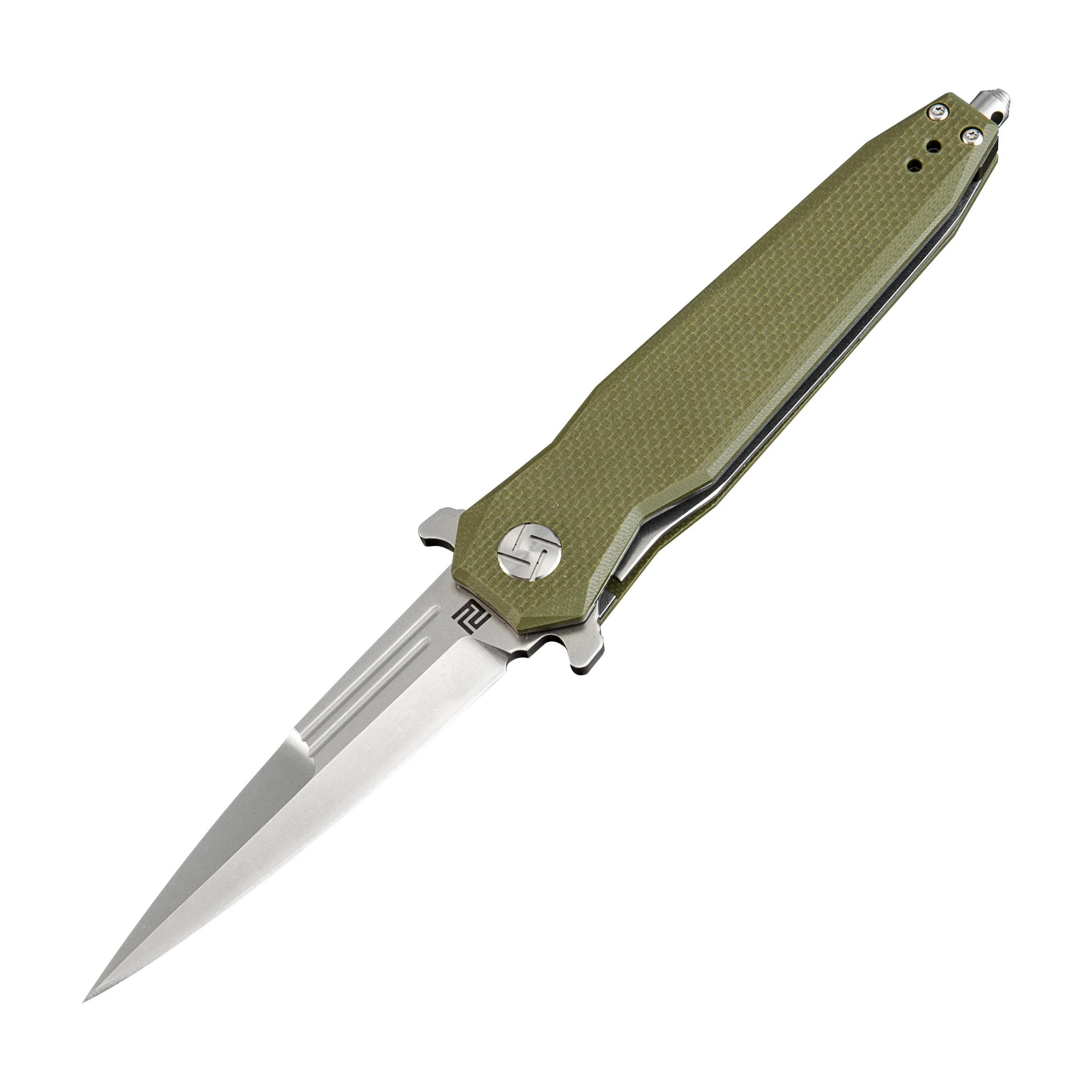 Artisan Cutlery Hornet ATZ-1810G S35VN Blade Titanium Handle Folding Knives - Image 6