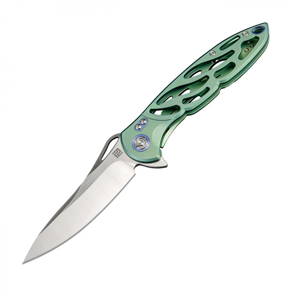 Artisan Cutlery Hoverwing ATZ-1801G S35VN Blade Titanium TC4 Handle Folding Knives - Image 11