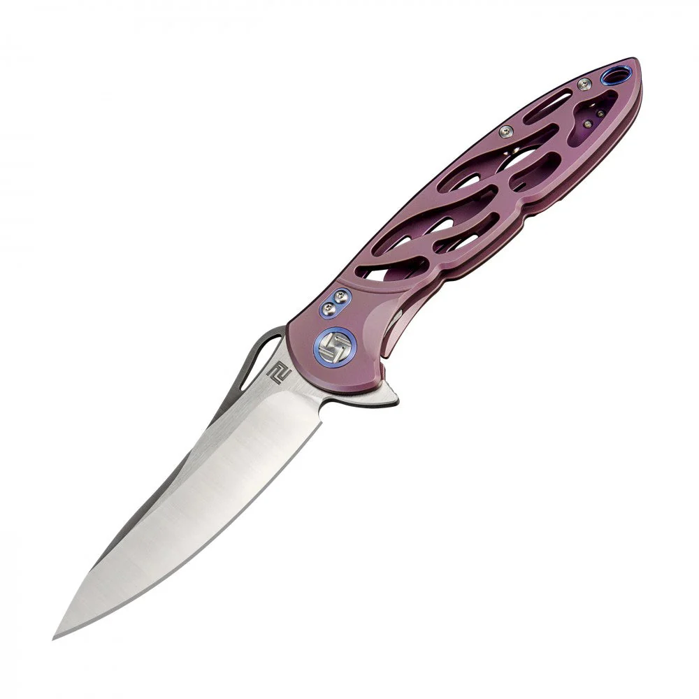 Artisan Cutlery Hoverwing ATZ-1801G S35VN Blade Titanium TC4 Handle Folding Knives - Image 14