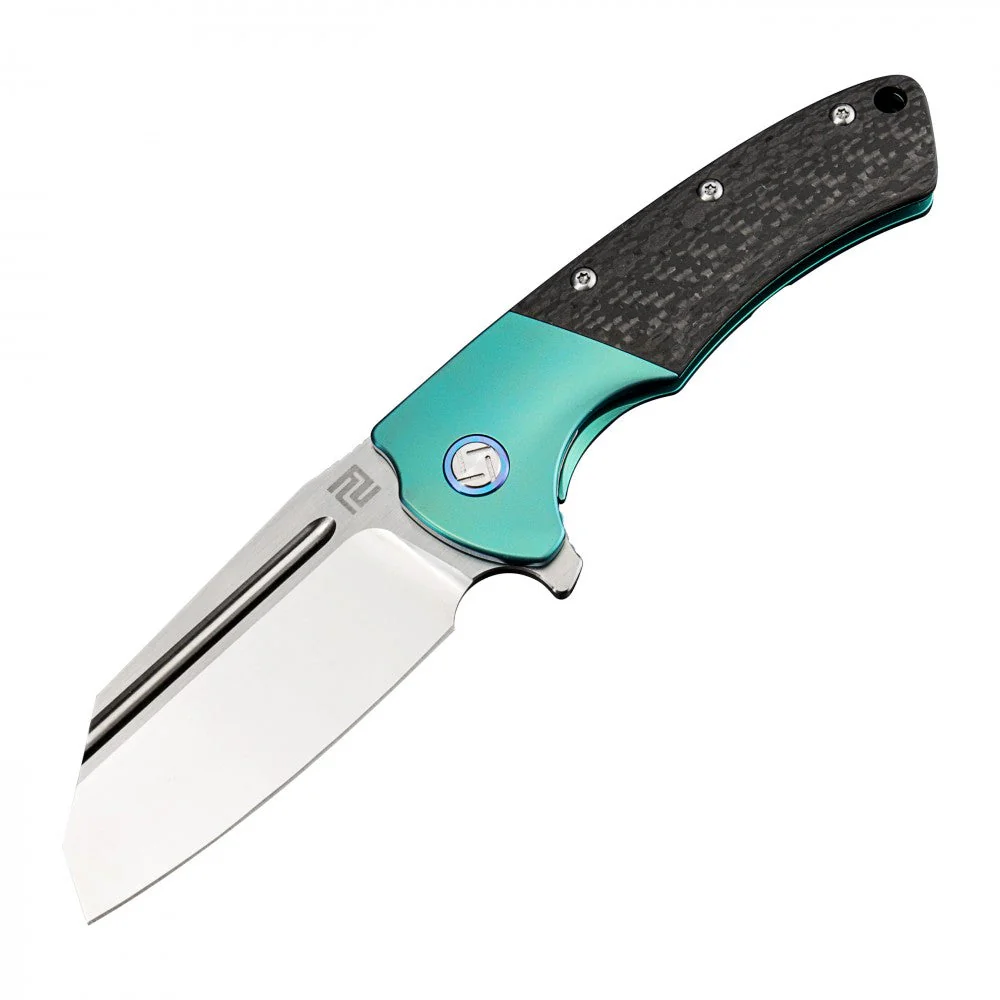 Artisan Cutlery Mastiff ATZ-1824G S35VN Blade Titanium Handle Folding Knives - Image 4