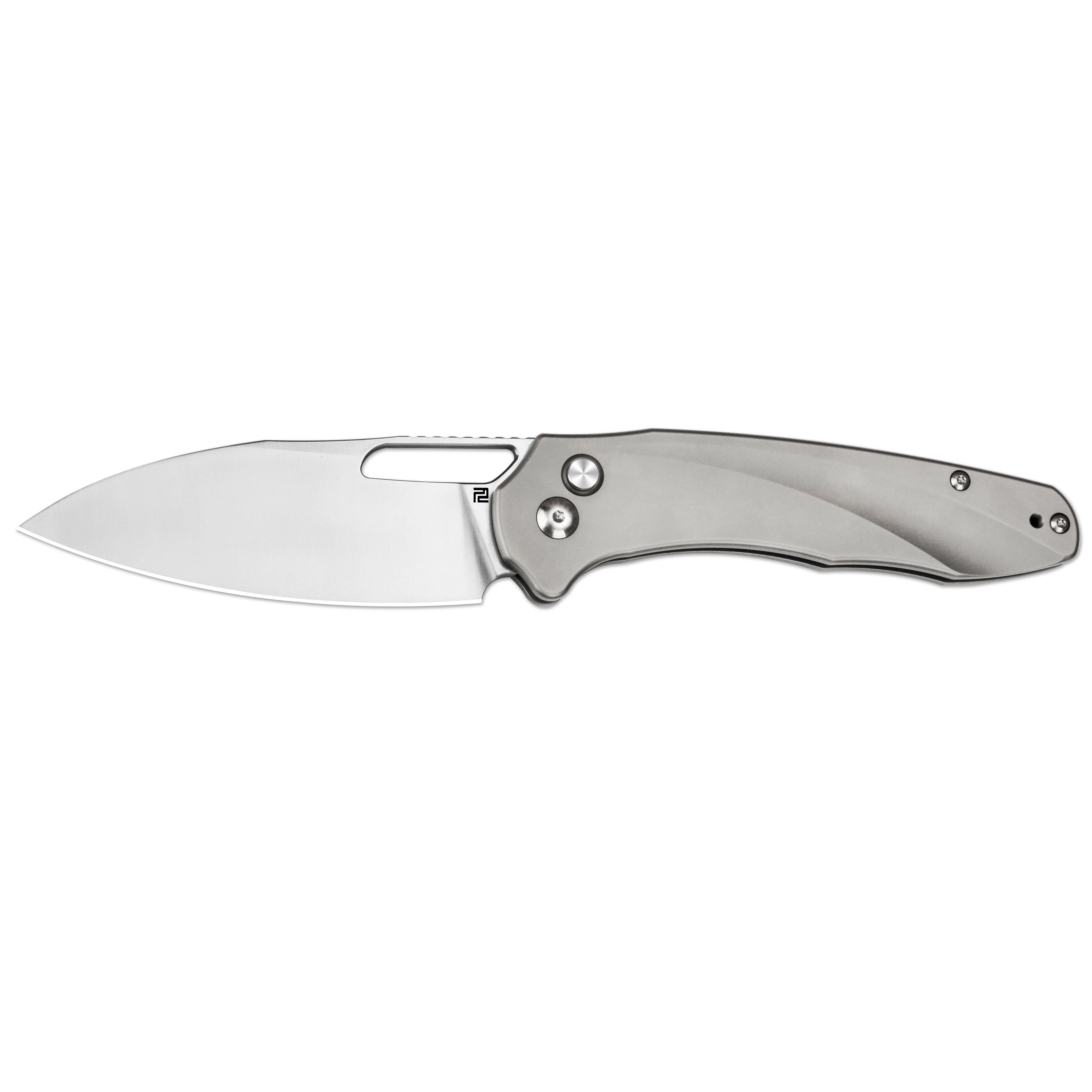 Artisan Cutlery Ornis 1865G CPM S90V Blade Titanium Handle Folding Knives - Image 10