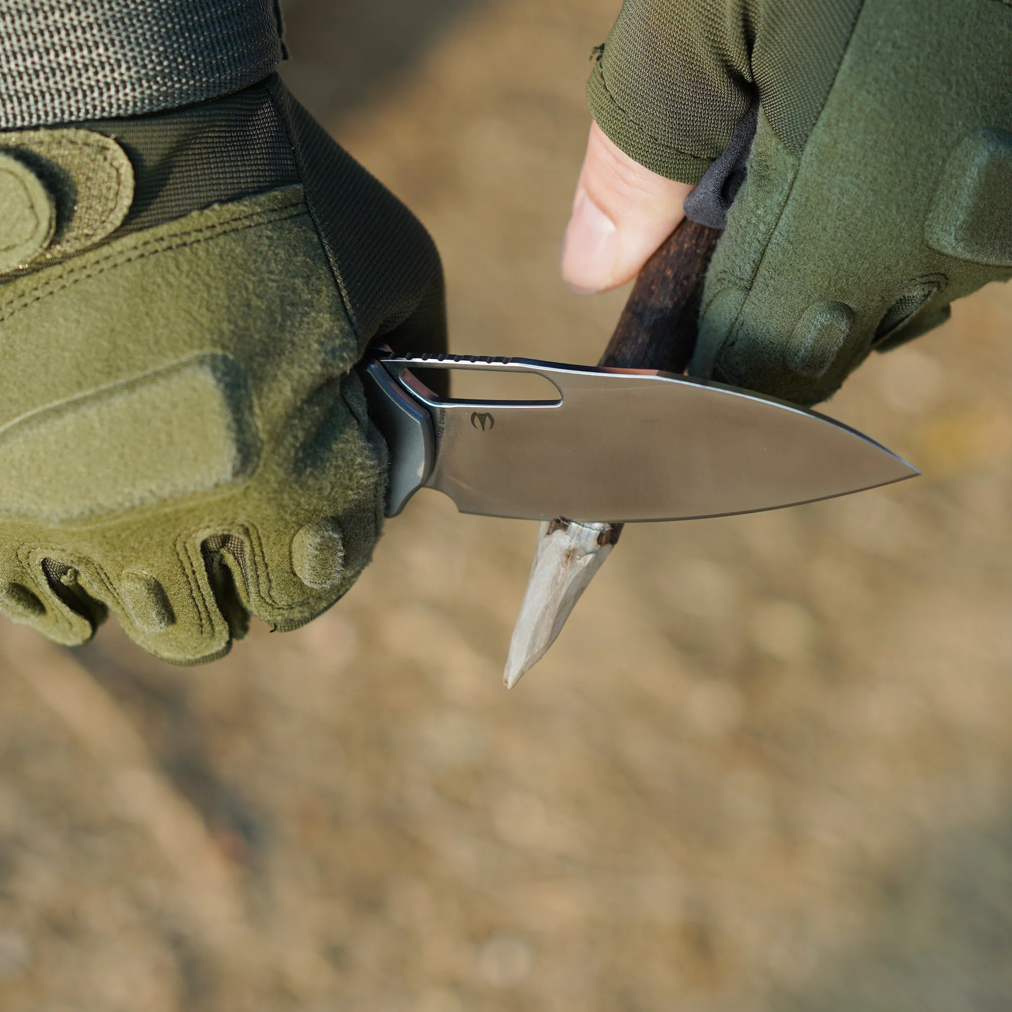 Artisan Cutlery Ornis 1865G CPM S90V Blade Titanium Handle Folding Knives - Image 5