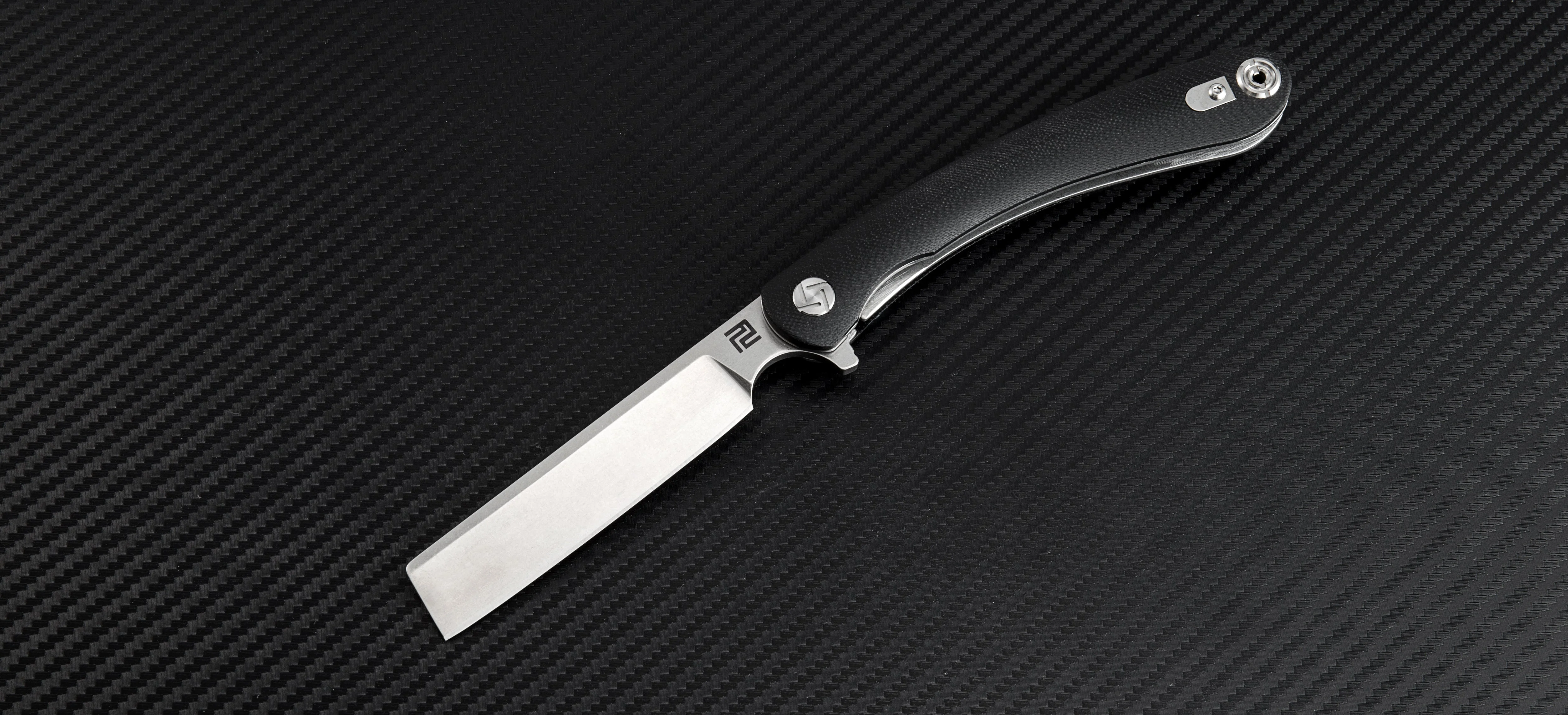 Artisan Cutlery Orthodox ATZ-1817P D2 Blade G10(Curve) Handle Folding Knives - Image 8
