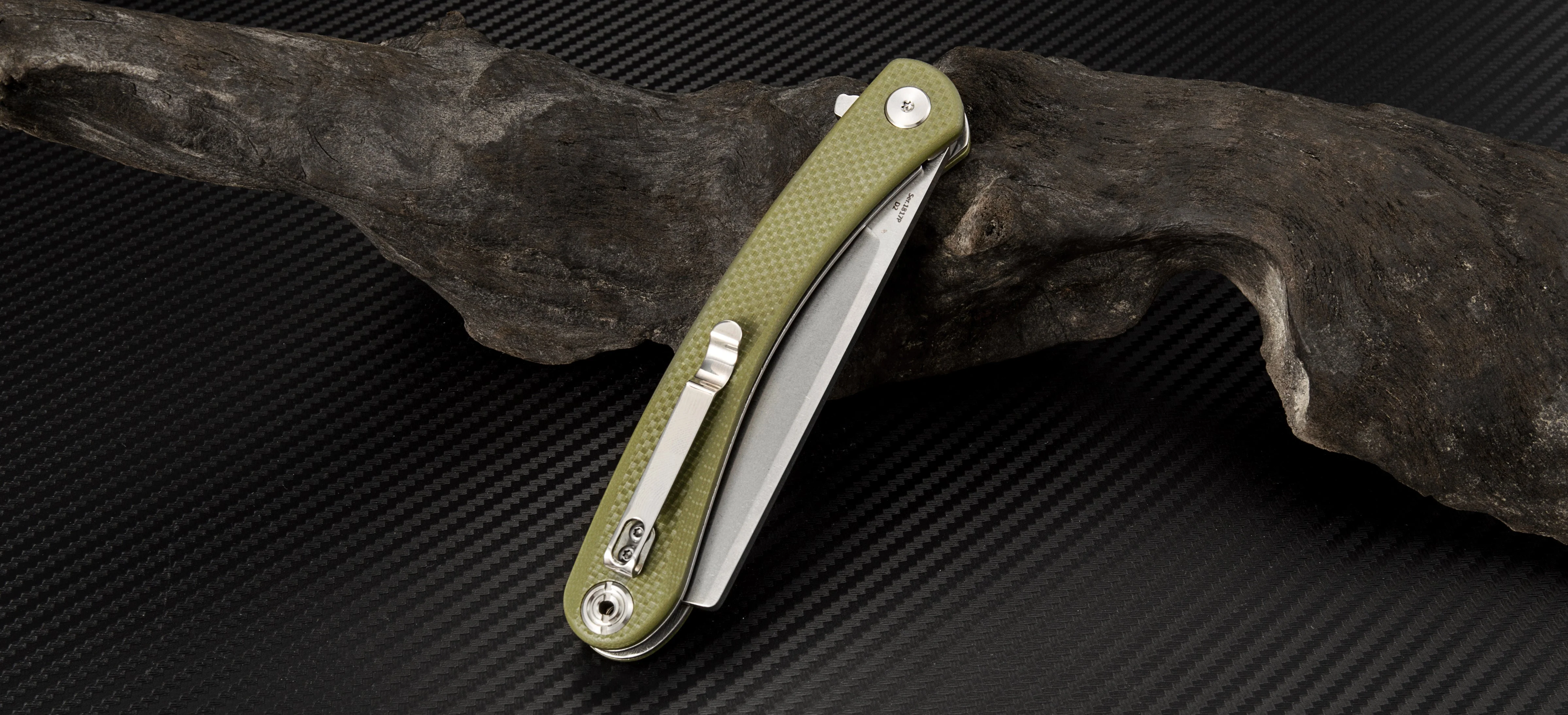 Artisan Cutlery Orthodox ATZ-1817P D2 Blade G10(Flat) Handle Folding Knives - Image 4