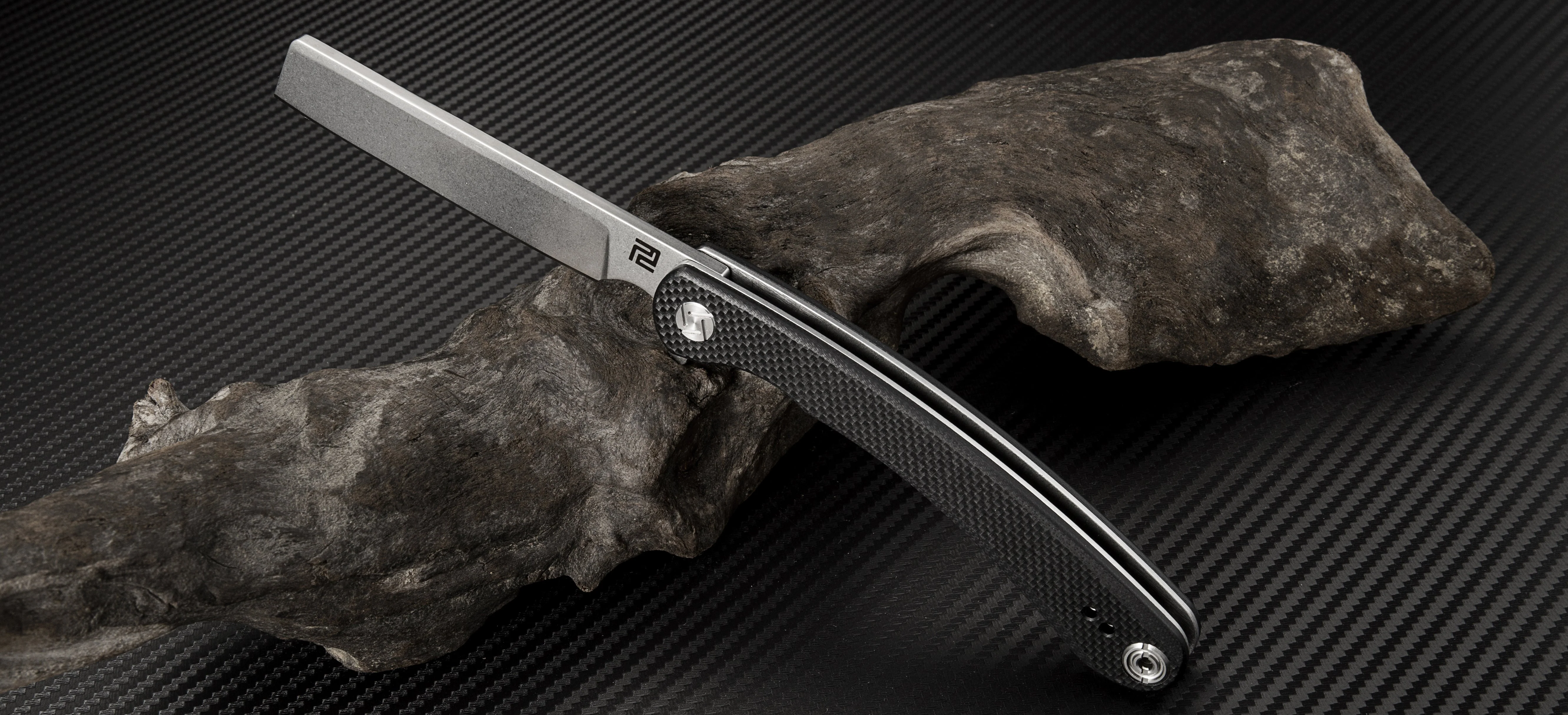 Artisan Cutlery Orthodox ATZ-1817P D2 Blade G10(Flat) Handle Folding Knives - Image 9