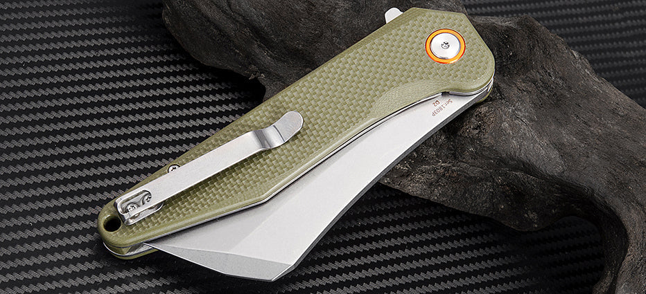 Artisan Cutlery Osprey ATZ-1803P D2 Blade G10 (Flat) Handle Folding Knives - Image 3
