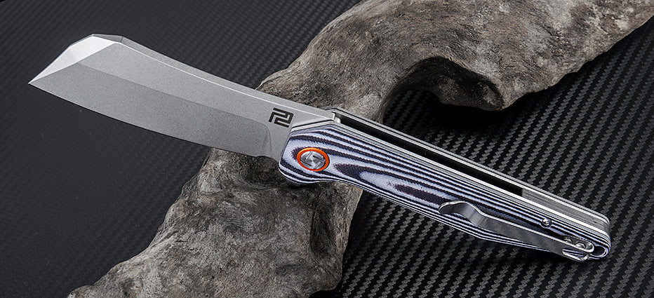 Artisan Cutlery Osprey ATZ-1803P D2 Blade G10(Curve) Handle Folding Knives - Image 3