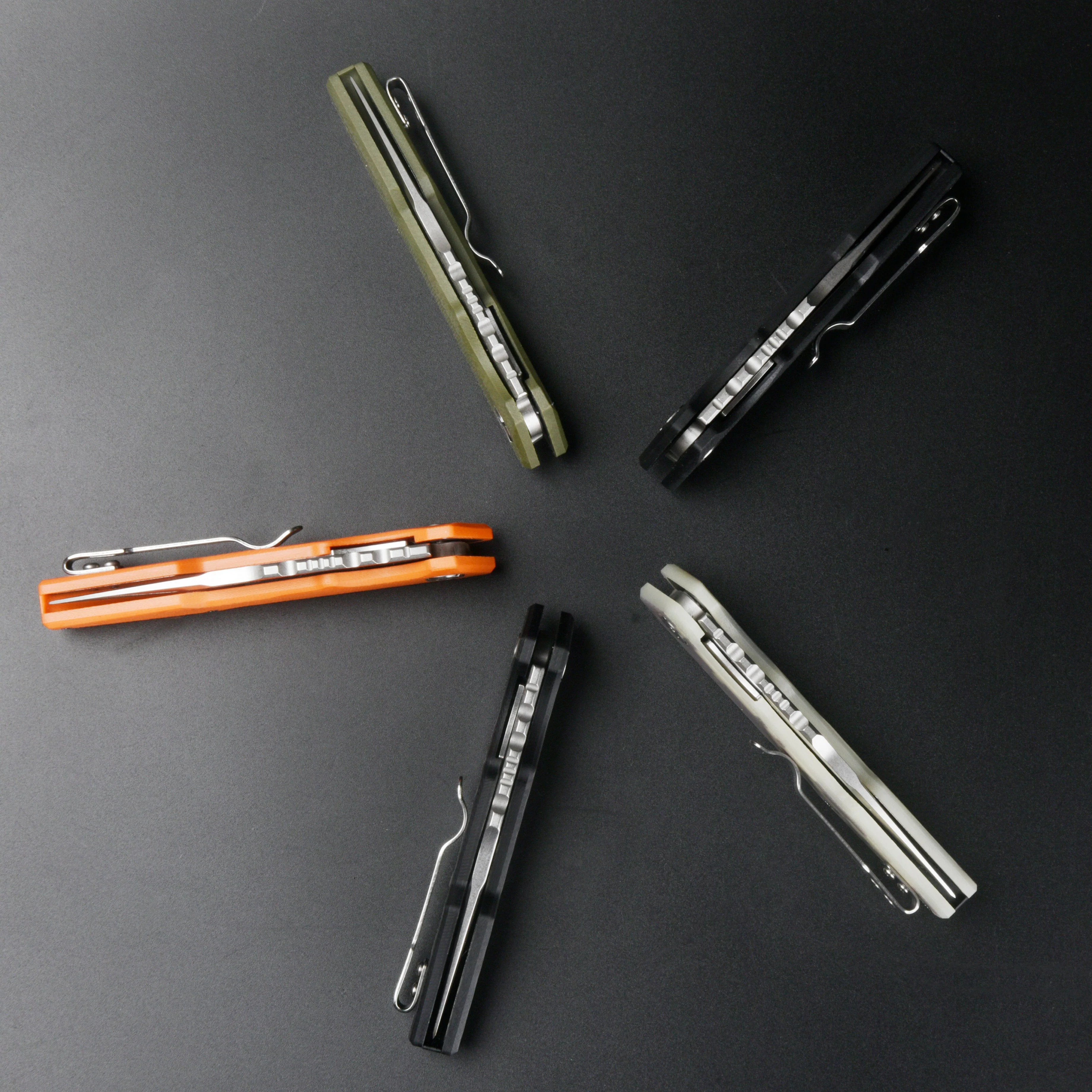 Artisan Cutlery Predator ATZ-1706PS D2 Blade G10 Handle Folding Knives - Image 7