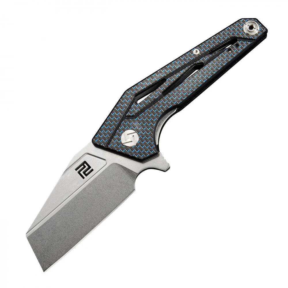 Artisan Cutlery Ravine ATZ-1819P D2 Blade Carbon Fiber Handle Folding Knives - Image 2