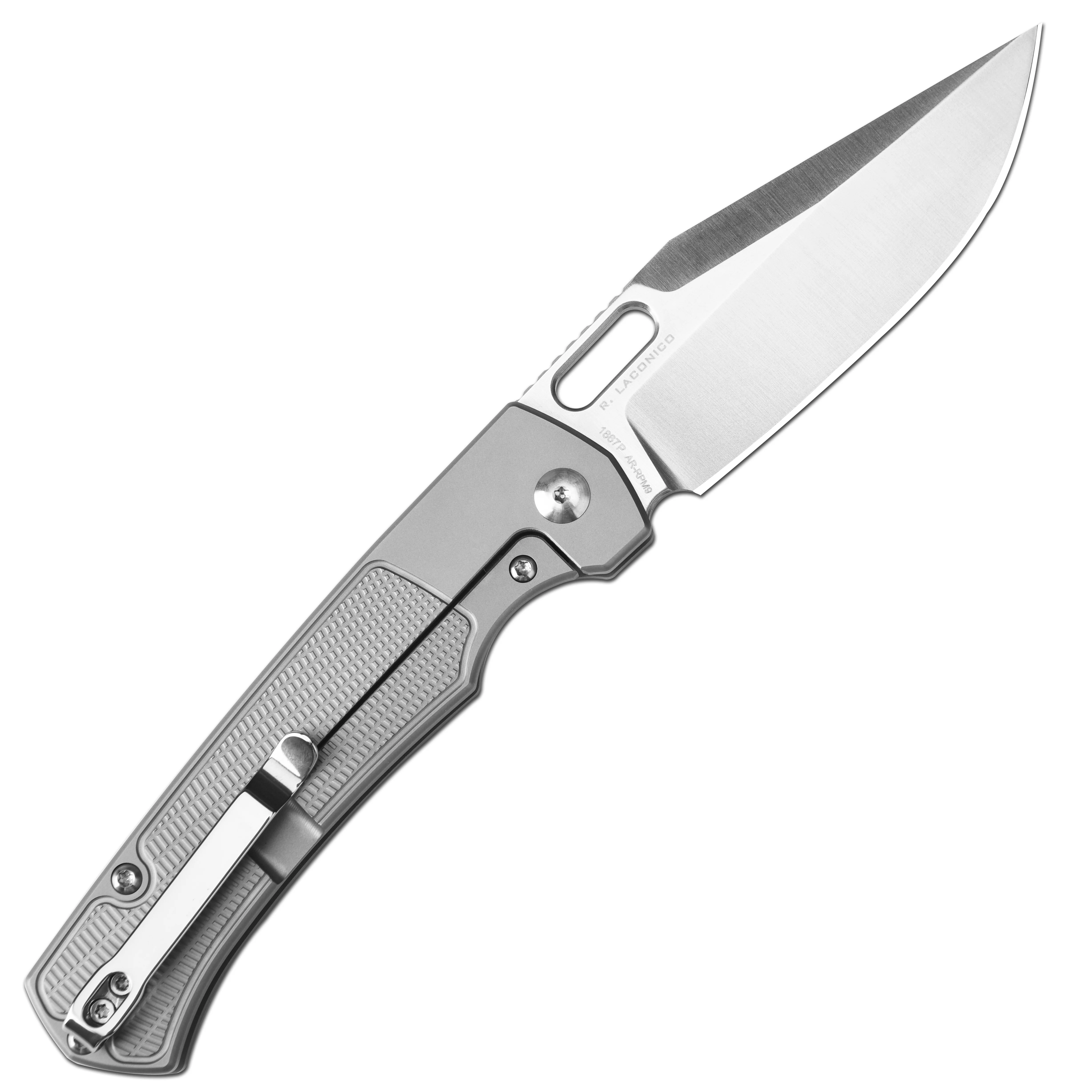 Artisan Cutlery Revel 1867T-AR AR-RPM9 Blade Titanium Handle Folding Knives - Image 3