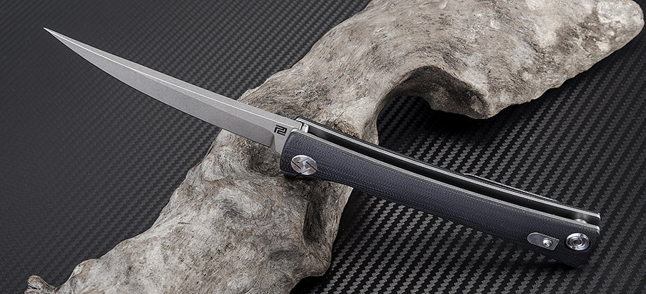 Artisan Cutlery S Waistline ATZ-1805P D2 Blade G10 (Curve) Handle Folding Knives - Image 2