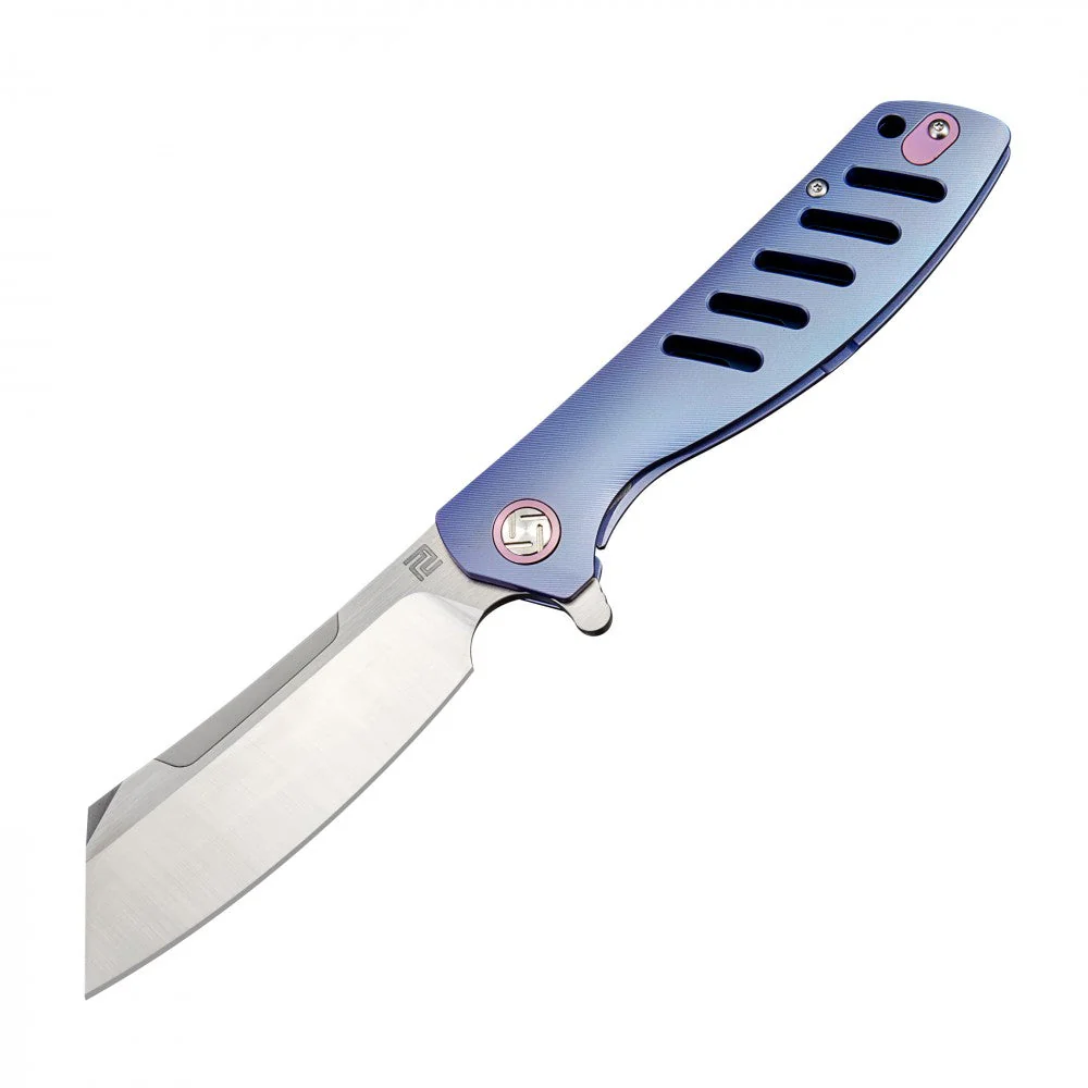 Artisan Cutlery Tomahawk ATZ-1815G M390 Blade Titanium Handle Folding Knives - Image 4