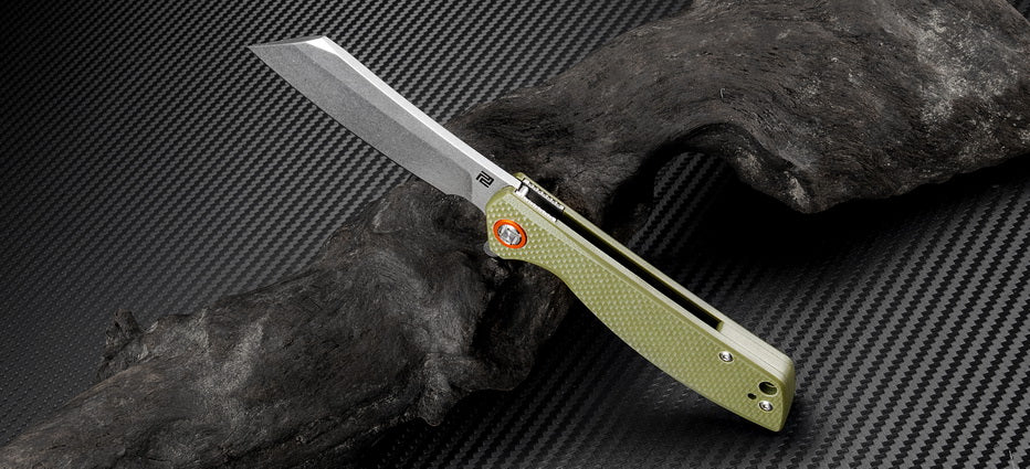 Artisan Cutlery Tomahawk ATZ-1815PS D2 Blade G10(Flat) Handle Folding Knives - Image 2