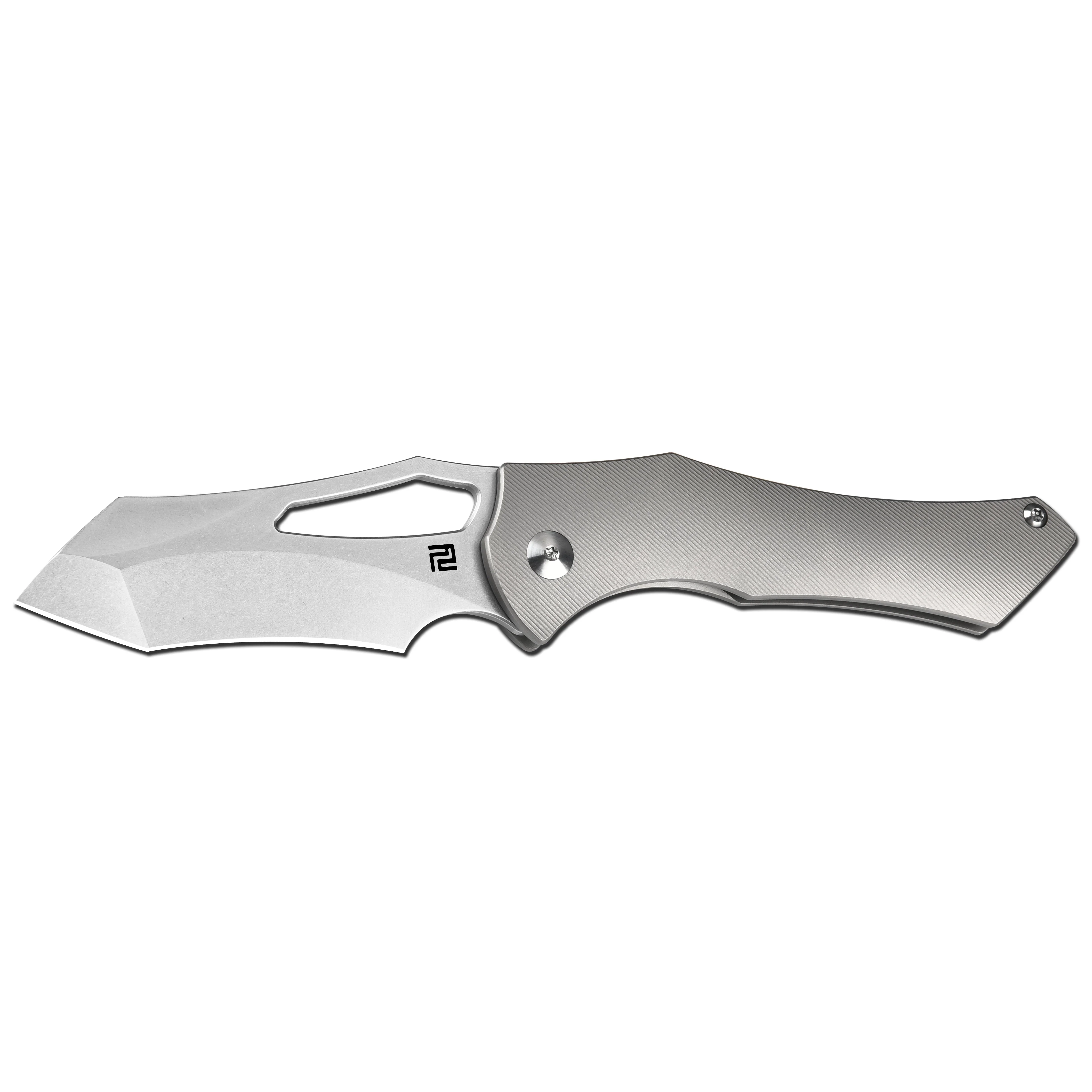 ArtisanCutlery Baskin 1853G S90V Blade Titanium Handle Folding Knives - Image 10