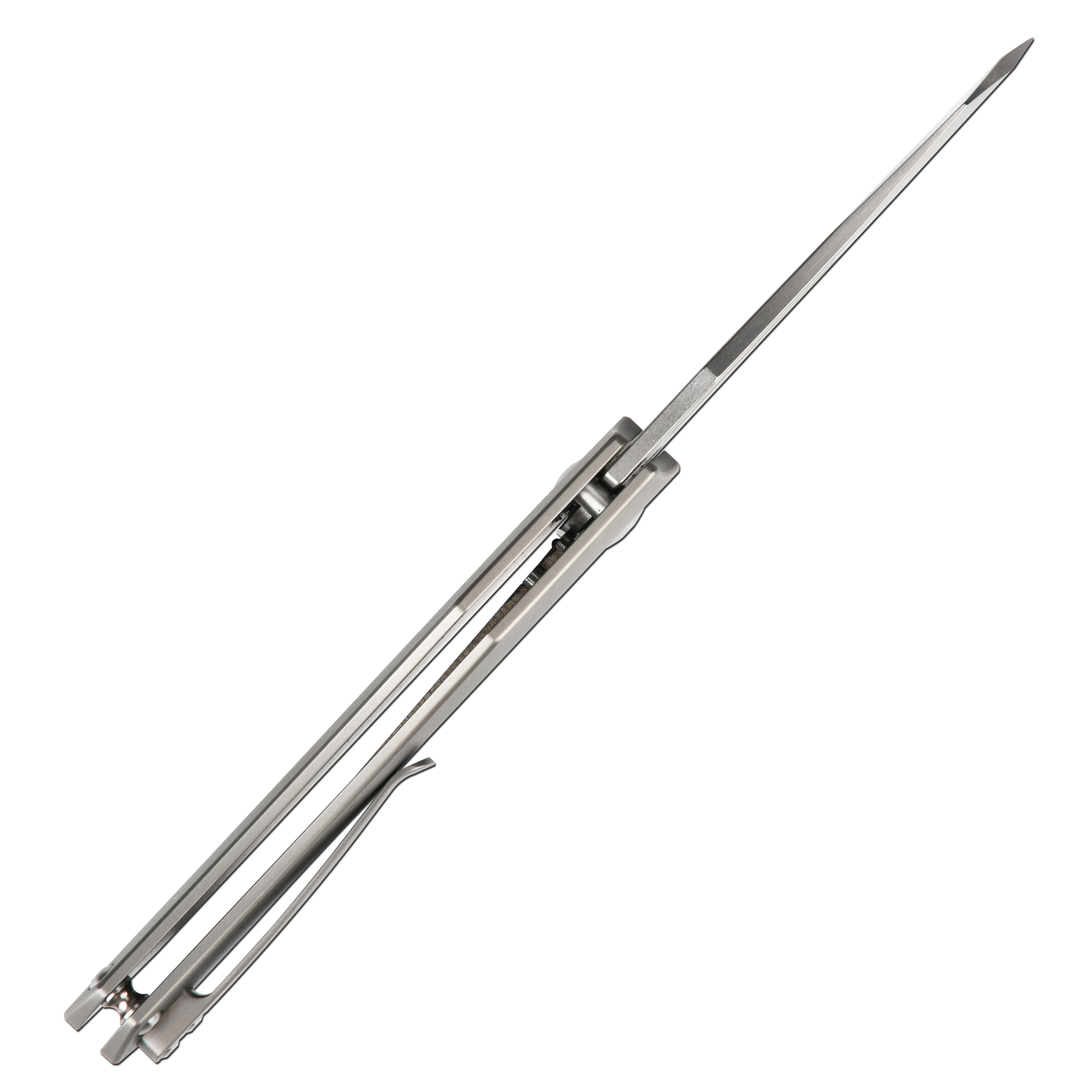 ArtisanCutlery Baskin 1853G S90V Blade Titanium Handle Folding Knives - Image 7