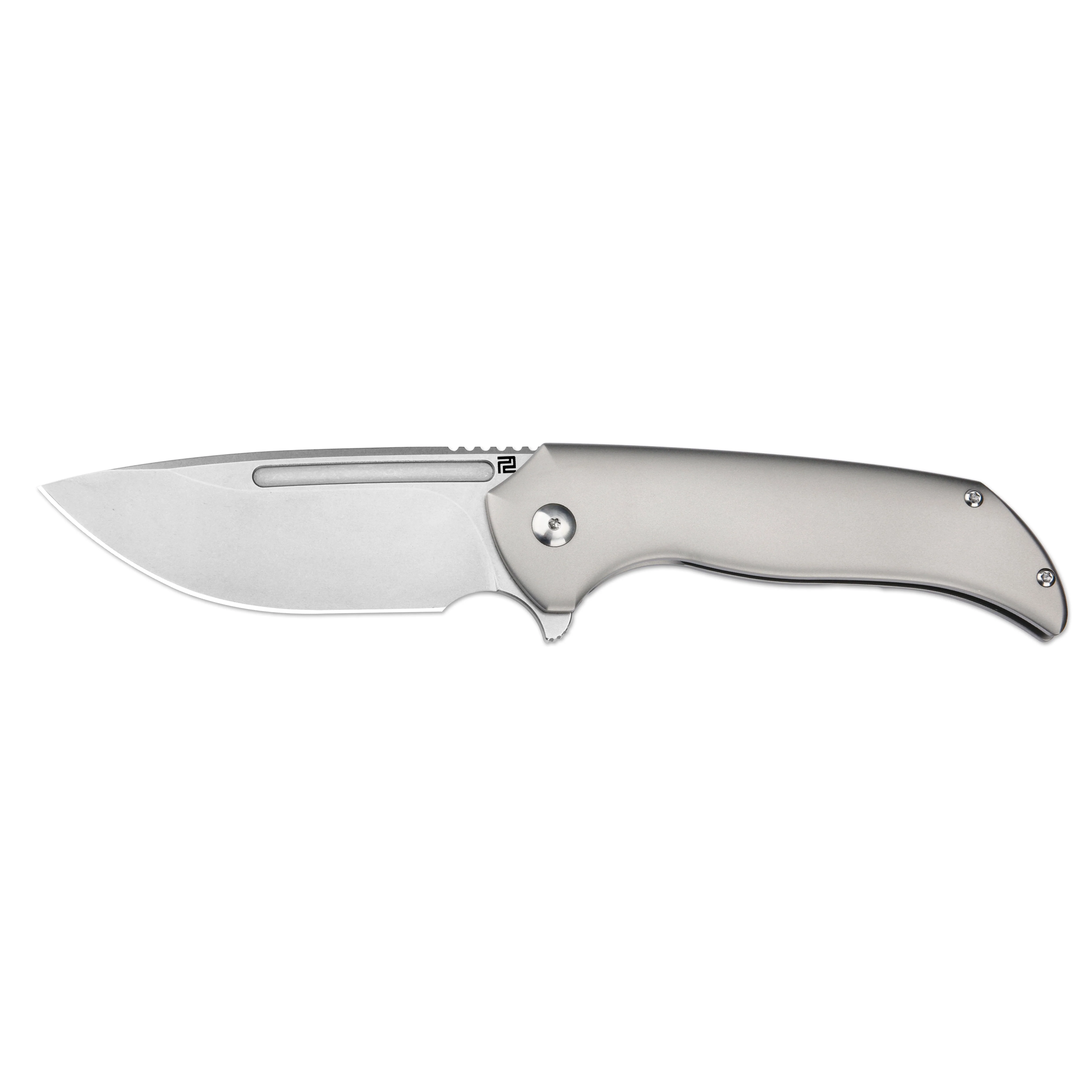 ArtisanCutlery Trux ATZ-1861G S35VN Blade Titanium Handle Folding Knives - Image 9