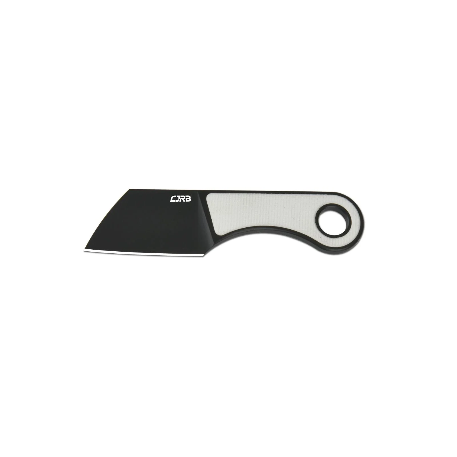 CJRB Chip J1939 AR-RPM9 Steel Blade G10/Carbon fiber Handle Fixed Blade Knives - White G10 + Black PVD Blade (J1939-BWH) - Image 5
