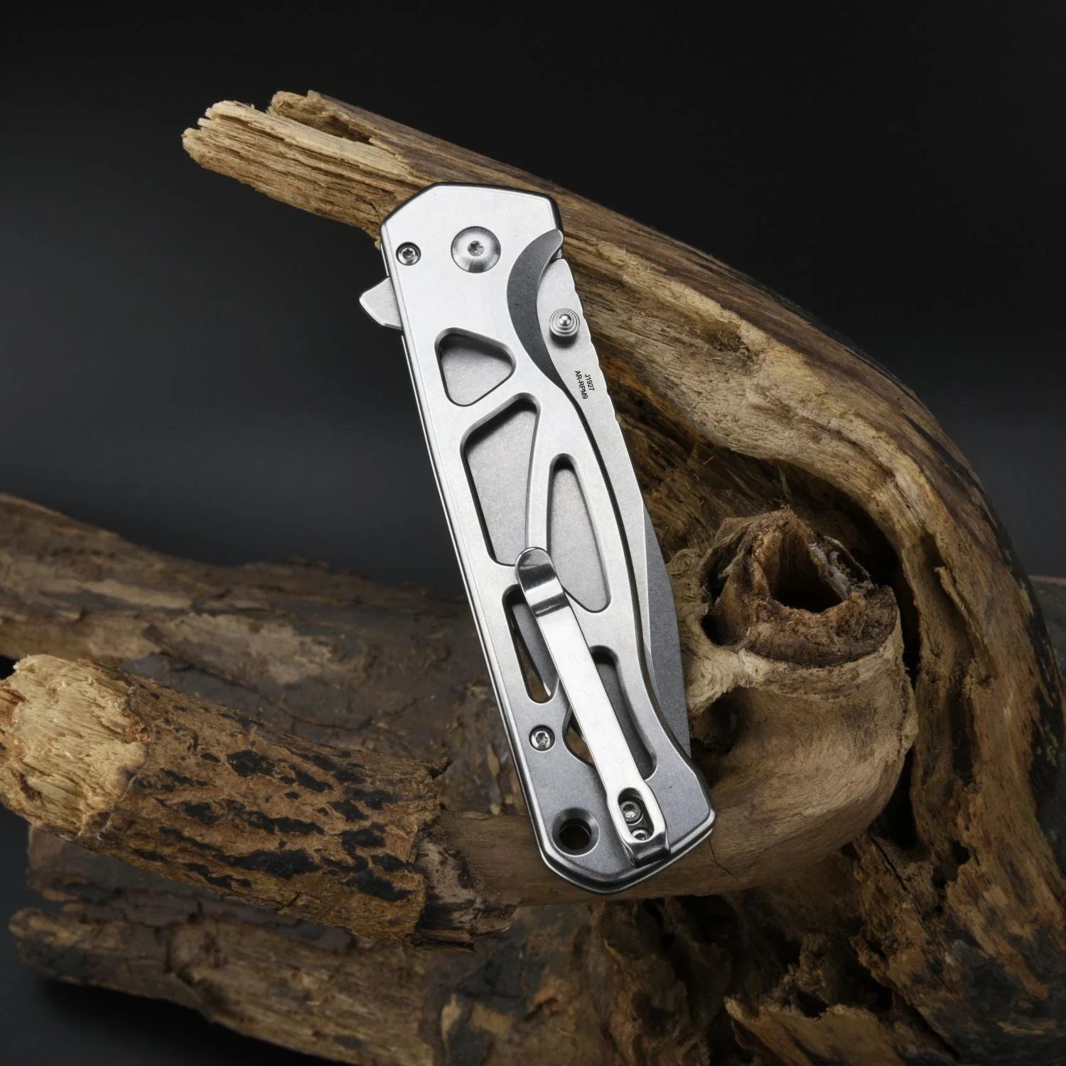 CJRB Chord J1927 AR-RPM9 Steel Blade Steel Handle Folding Knives - Image 3