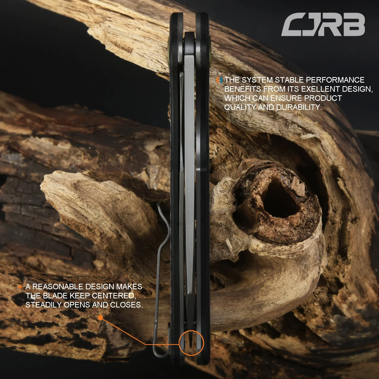 CJRB Crag J1904 AR-RPM9 Steel Silver Carbon Fiber Handle Folding Knives - Image 8