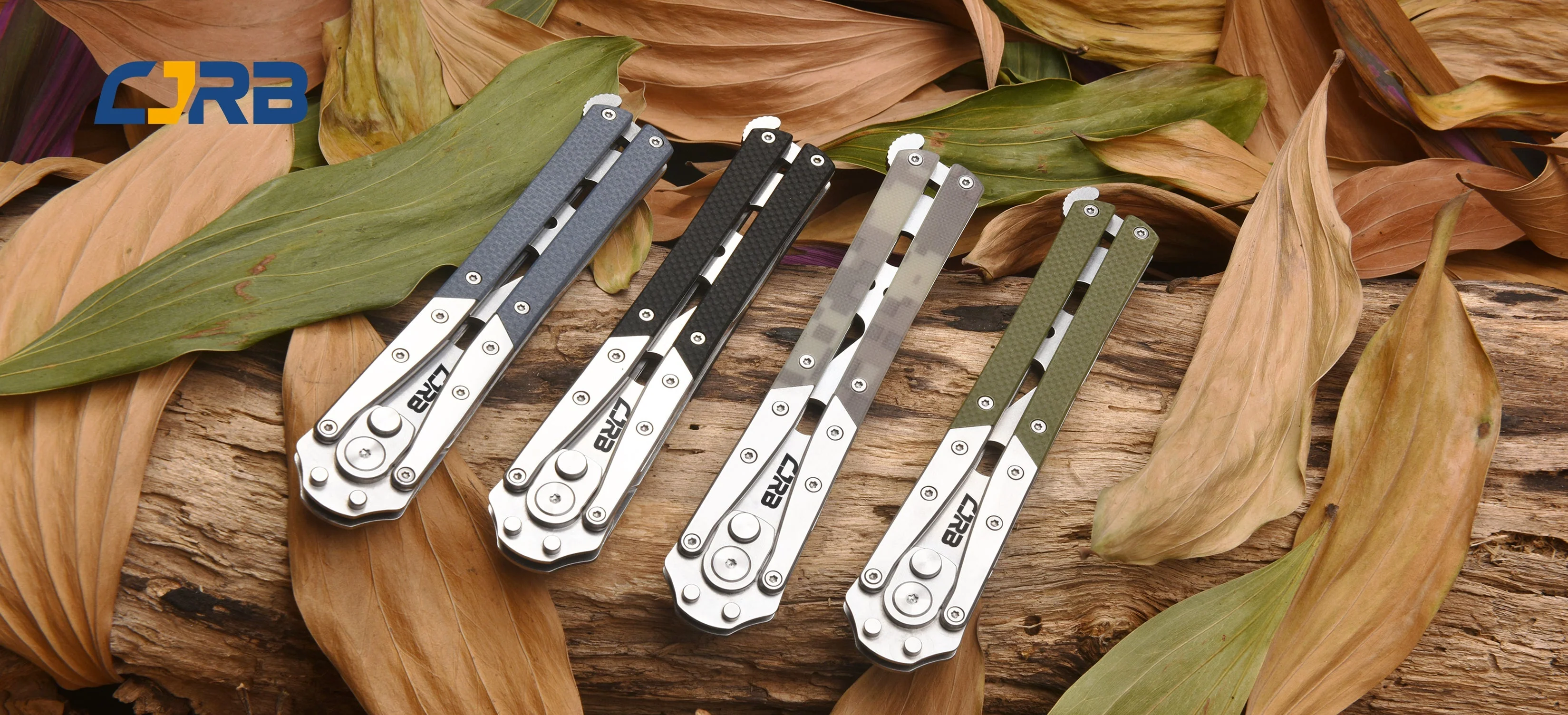 CJRB Kinetic-Flip J1908 G10 Handle - Camouflage (J1908-CG) - Image 2