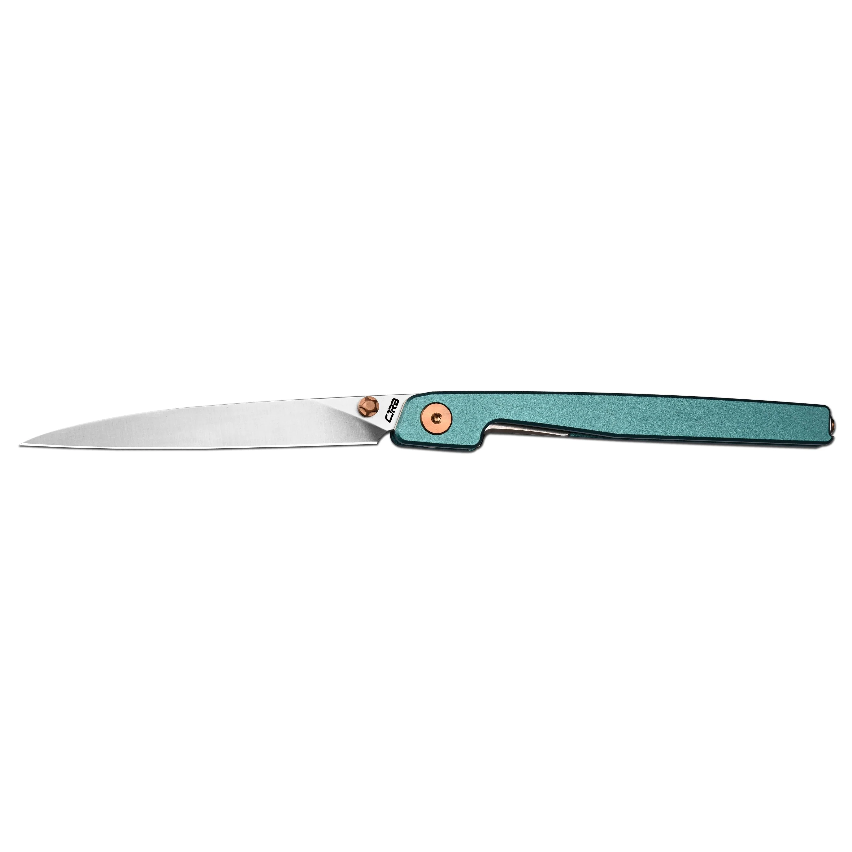 CJRB Lanky Thumb Stud & Liner Lock Knife Blue Aluminum Handle (3.58'' AR-RPM9 Sand Polish Blade) J1965-BU - Image 12