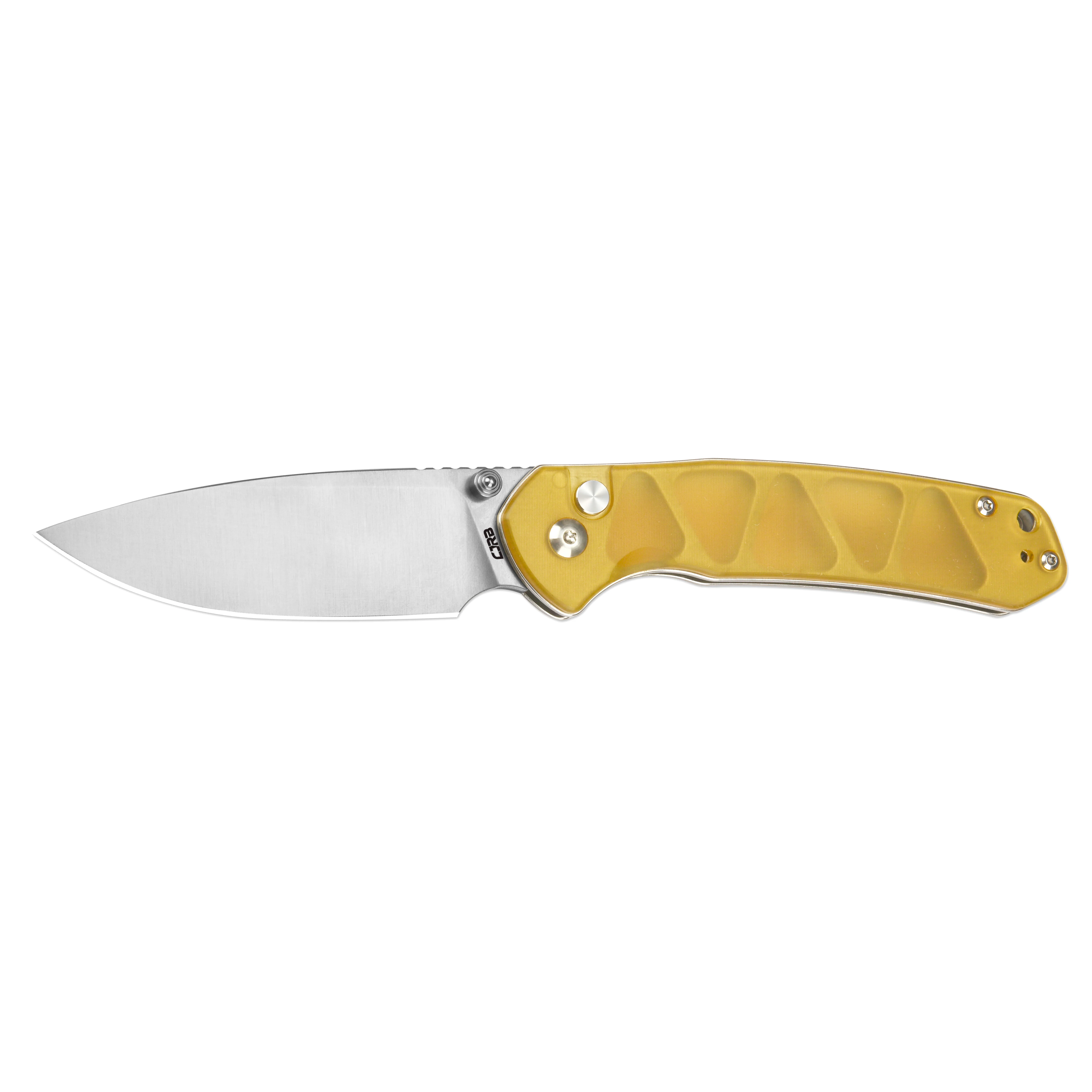 CJRB Pyrite J1925 AR-RPM9 Steel Blade Ultem Handle Folding Knives - Image 5