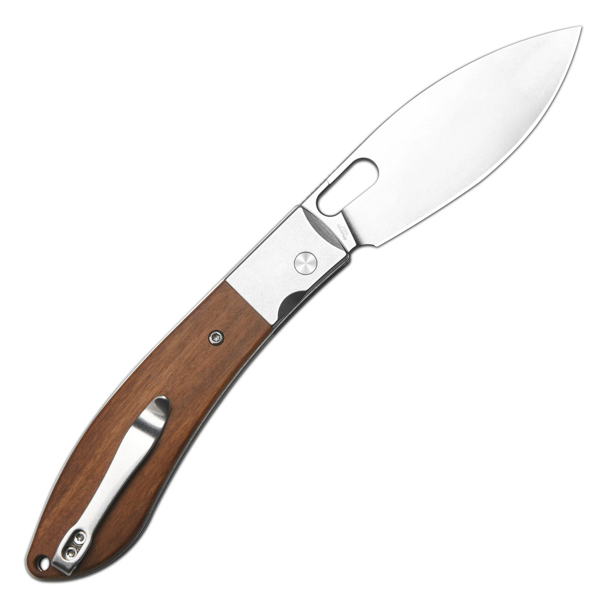 CJRB Sasaya J1959 AR-RPM9 Steel Blade Wood Handle Folding Knives - Image 8