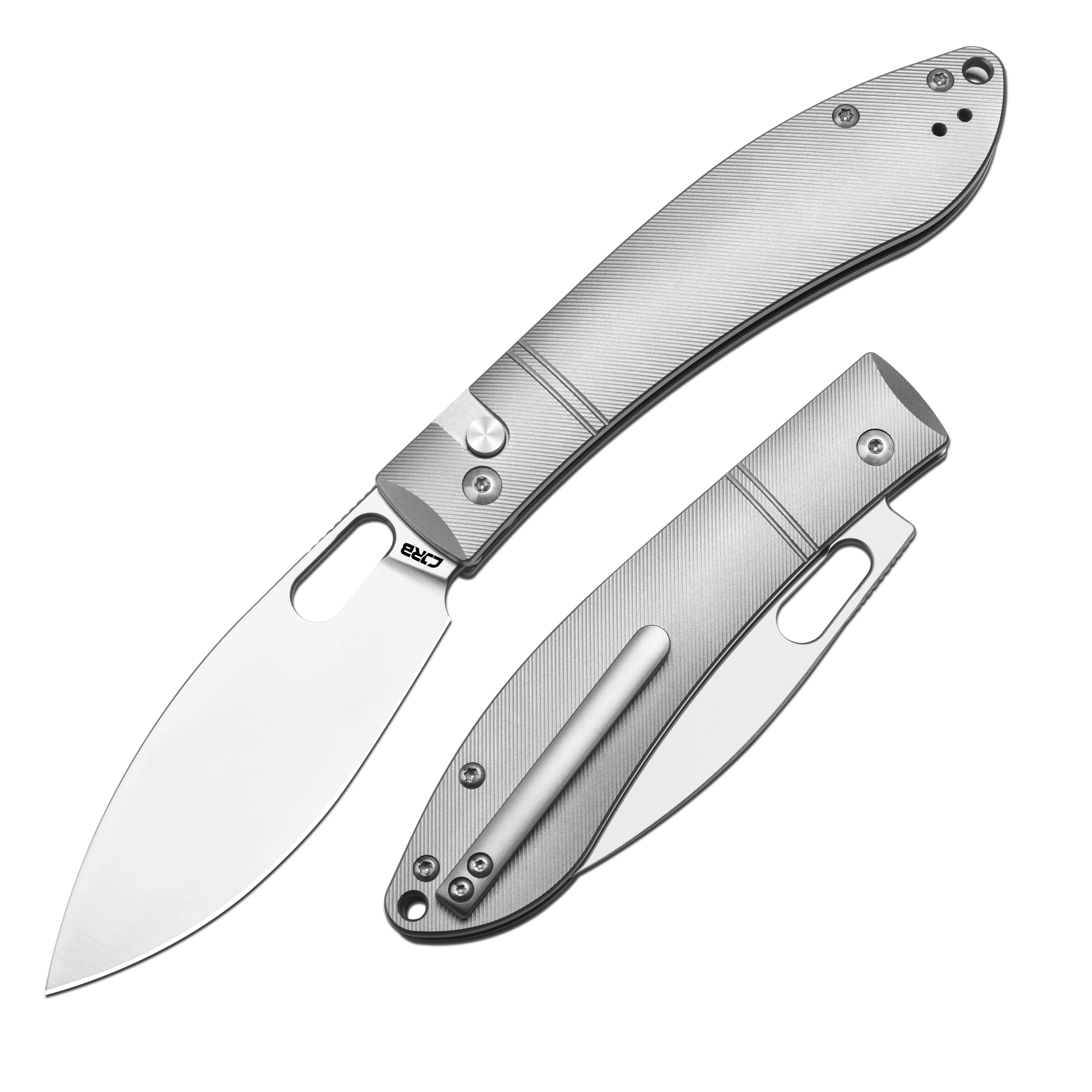CJRB Sasaya J1959 S35VN Steel Titanium Handle Folding Knives - Image 5