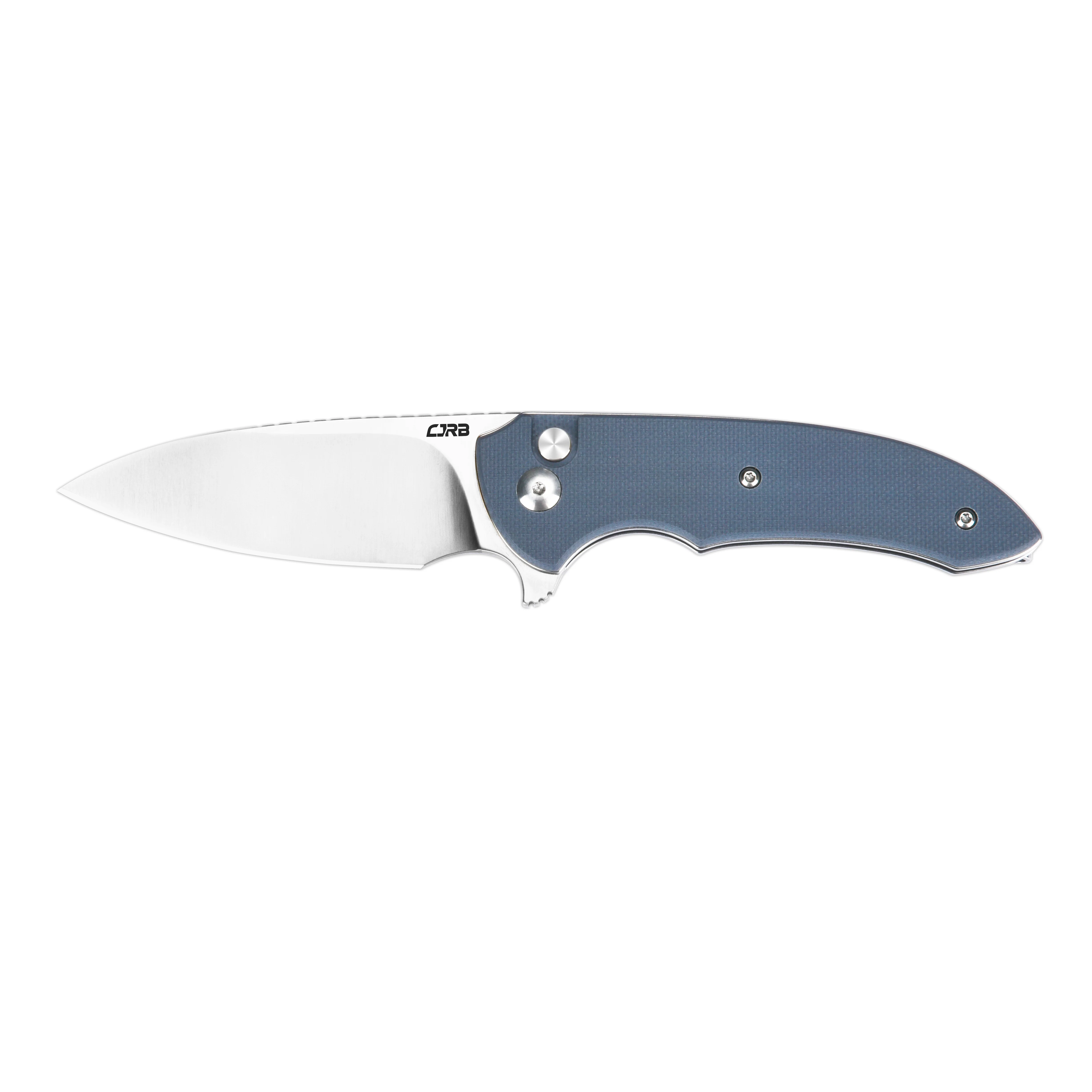 CJRB Space Cowboy J1930 AR-RPM9 Steel Blade G10 Handle Folding Knives - Grey (J1930-GY) - Image 5